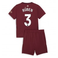 Manchester City Ruben Dias #3 Replica Third Minikit 2024-25 Short Sleeve (+ pants)